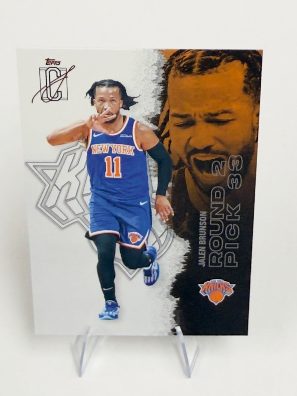 2026 Topps # 58 Jalen Brunson New York Knicks Basketball card